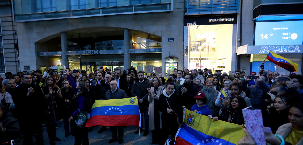 Venezuela también se moviliza en A Coruña