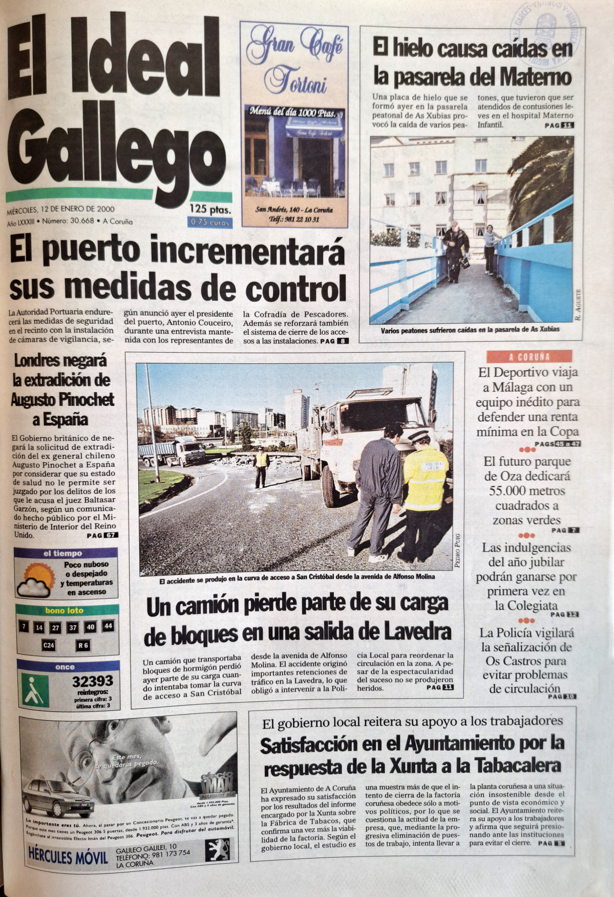 Portada 12 enero 2000