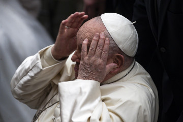 Vatican City (Vatican City State (holy See)), 11/01/2025.- Pope Francis during the Jubilee Audience at the Paul VI Hall, Vatican City, 11 January 2025. (Papa) EFE/EPA/ANGELO CARCONI