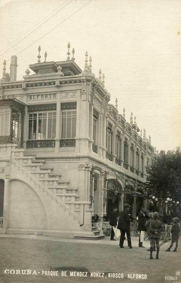 Kiosco Alfonso principios del siglo XX