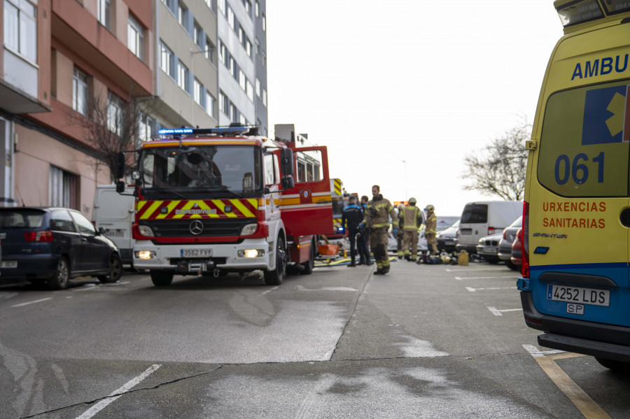 Muere en O Porriño una octogenaria tras arder su vivienda