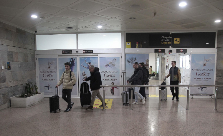 El temporal 'Ivo' obliga a desviar el vuelo Madrid-A Coruña