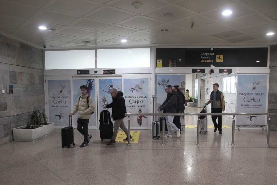 El temporal 'Ivo' obliga a desviar el vuelo Madrid-A Coruña