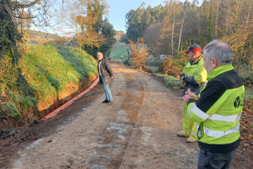 FOTO  Comienza la II fase del proyecto de mejora del saneamiento en la parroquia de San Vicente de Vigo