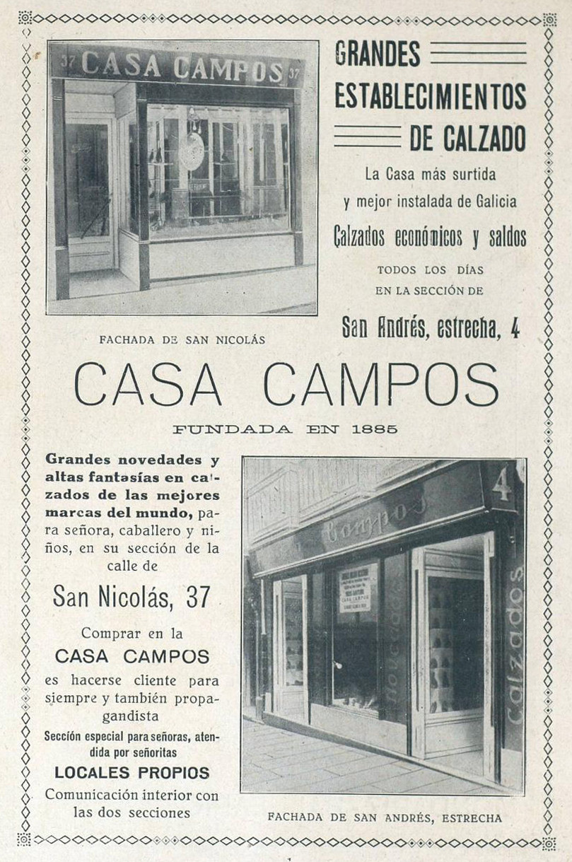 Publicidad Calzado Casa Campos 1925