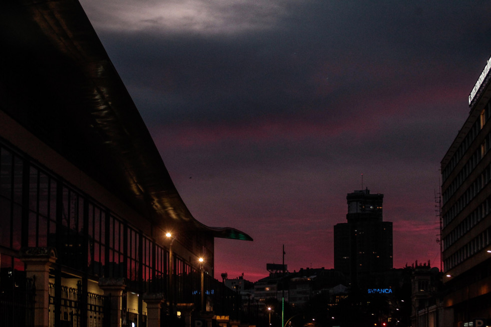 Atardecer rosa en A Coruña @ Quintana