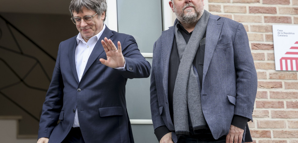 Puigdemont y Junqueras inician una etapa de deshielo con 