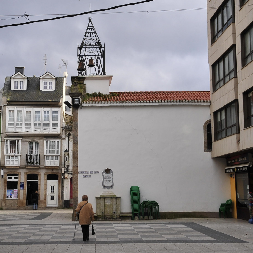 Sada cierra la capilla de San Roque ante el riesgo de desprendimientos