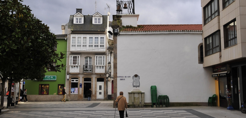 Sada cierra la capilla de San Roque ante el riesgo de desprendimientos