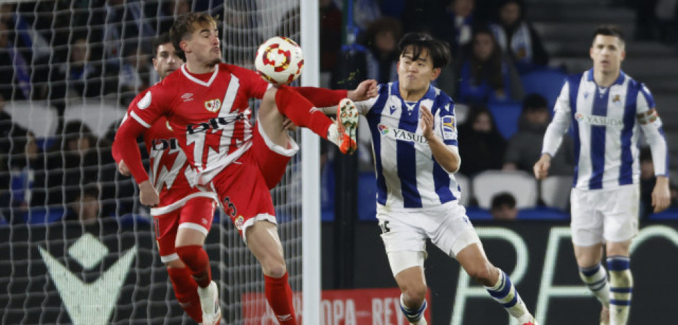 La Real Sociedad vence al Rayo y se vuelve a ilusionar con la Copa del Rey (3-1)