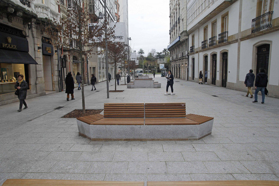 A Coruña es ya la segunda ciudad más peatonal de Galicia, por detrás de Santiago