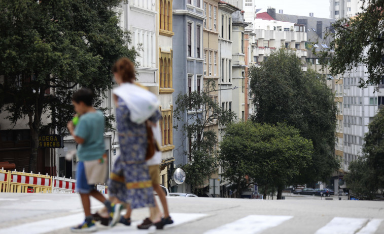 Avanza la obra de reurbanización de Pla y Cancela, que este lunes entrará en una nueva fase