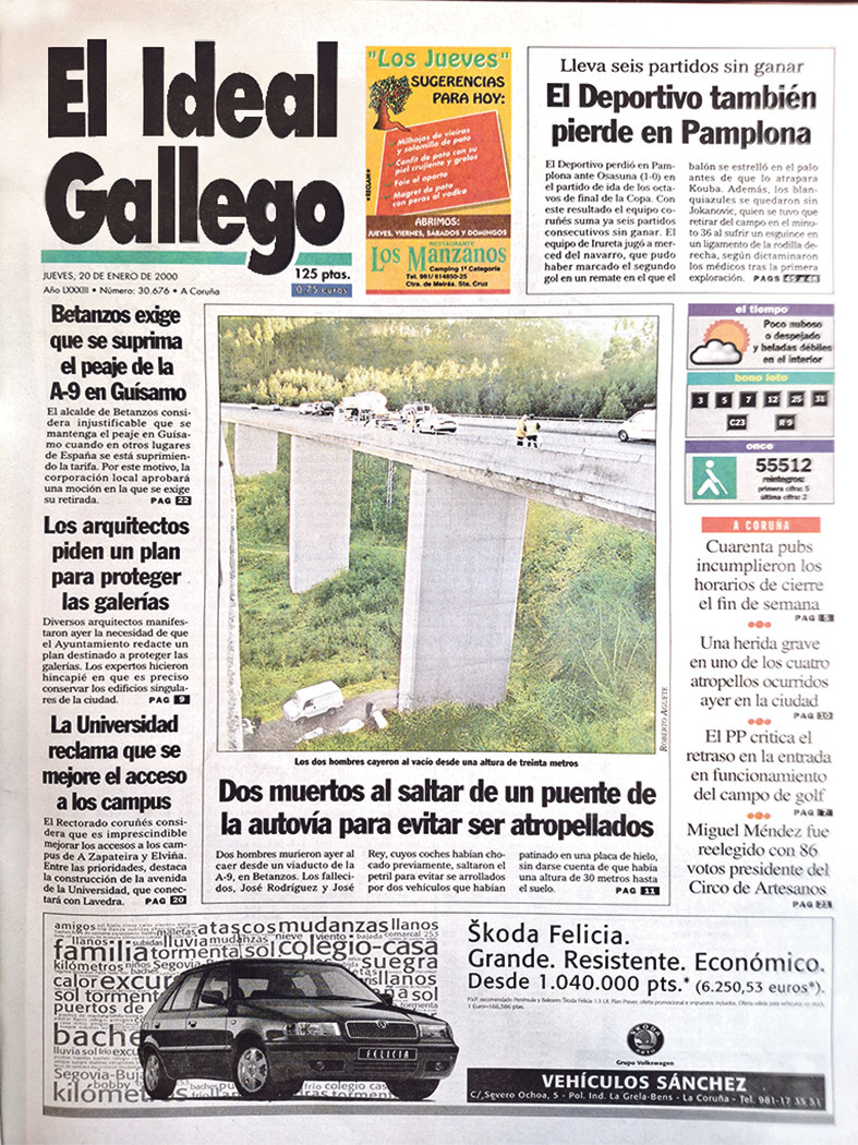 Portada 20 enero 2000