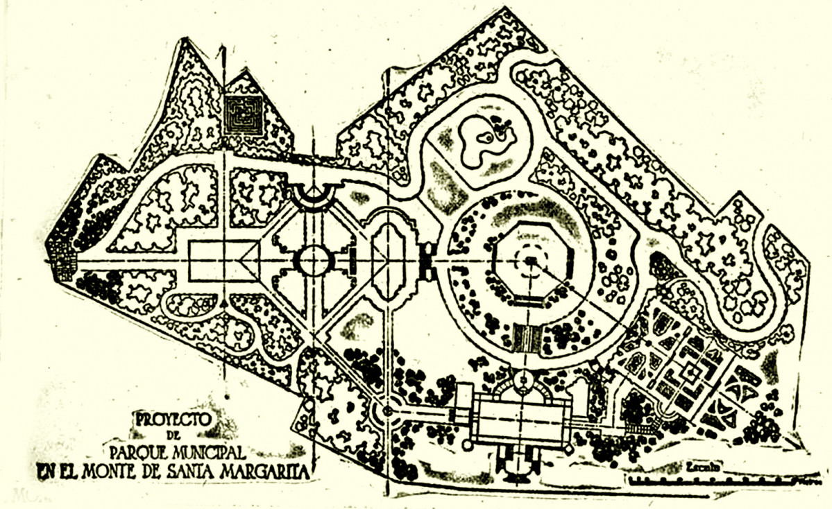 Proyecto de Gonzalez Cebrian para Santa Margarita en 1948