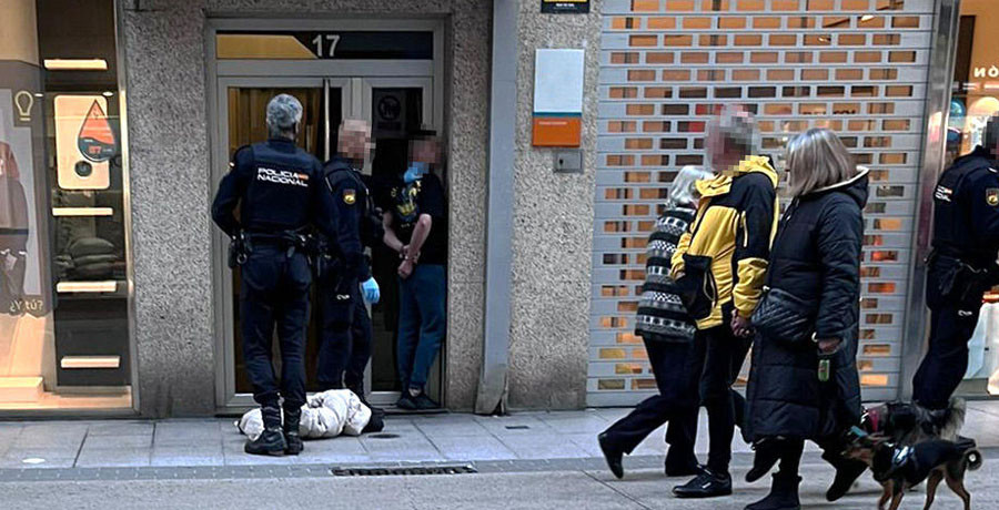 La Policía detiene en una semana a dos traficantes que vendían cocaína en las calles coruñesas