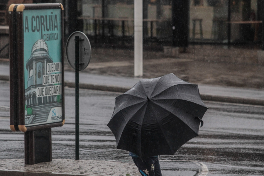 Febrero empieza en Galicia con ligero ascenso en las temperaturas mínimas y lloviznas