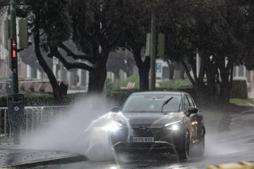 Viento y lluvia en A Coruña por el temporal Herminia @ Quintana (7)