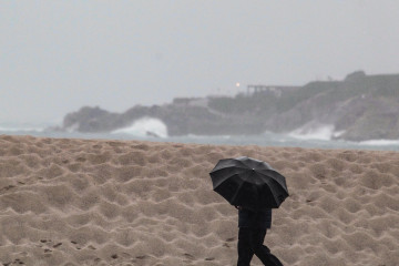 Viento y lluvia en A Coruña por el temporal Herminia @ Quintana (11)