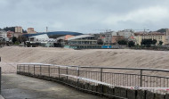 La duna de Riazor aguanta la embestida de 'Herminia'