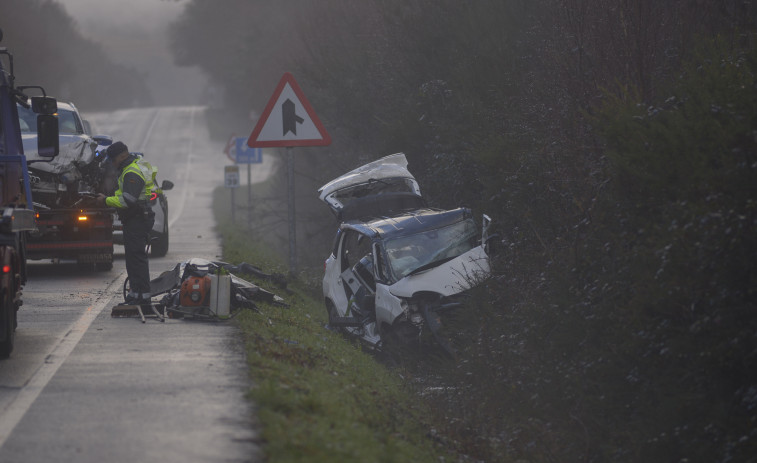 Muere la mujer del veterinario fallecido el sábado en Xermade en un accidente durante una granizada