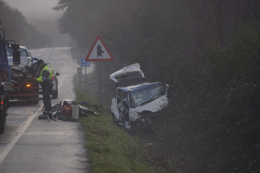 Muere la mujer del veterinario fallecido el sábado en Xermade en un accidente durante una granizada