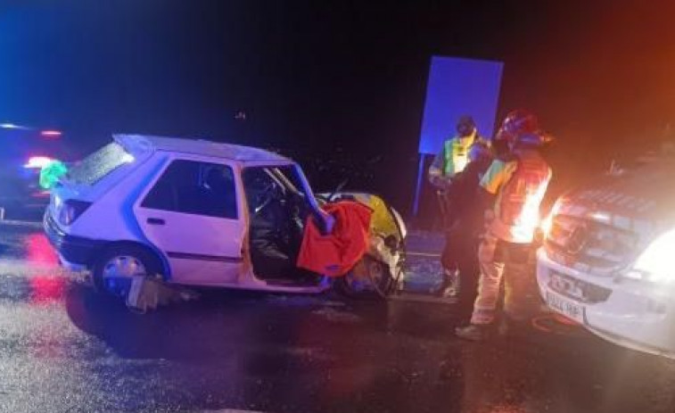 Dos personas resultan heridas en un accidente en Bergondo