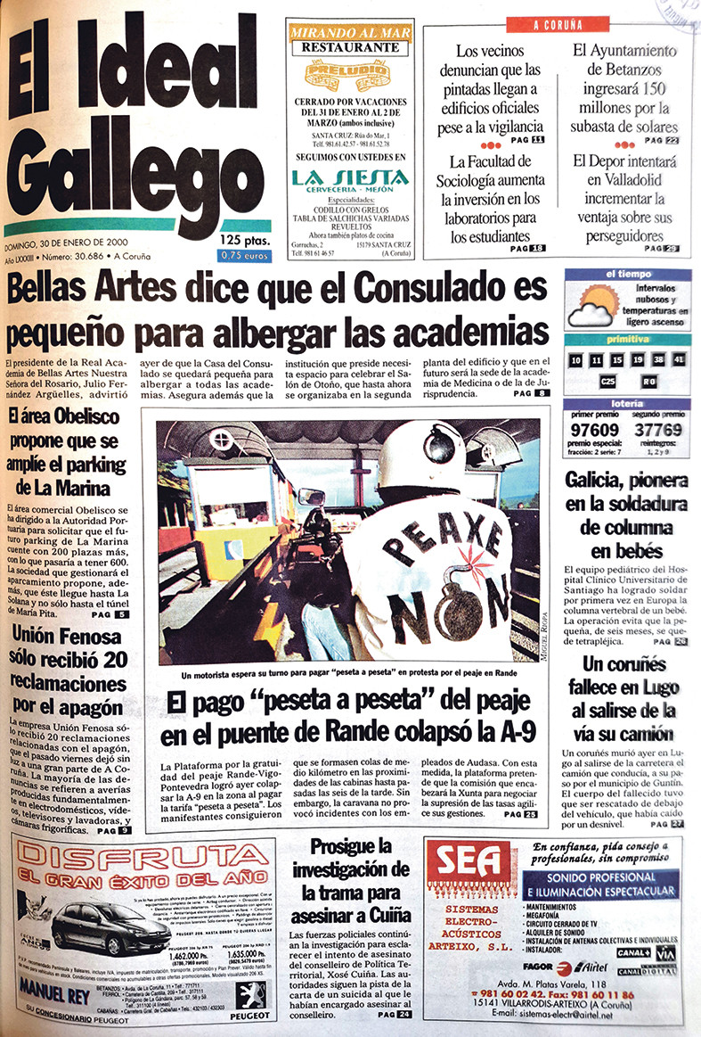 Portada 30 enero 2000