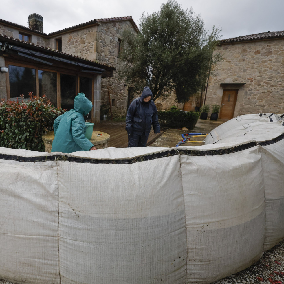 La borrasca 'Ivo' deja en Galicia unas 370 incidencias en las últimas horas