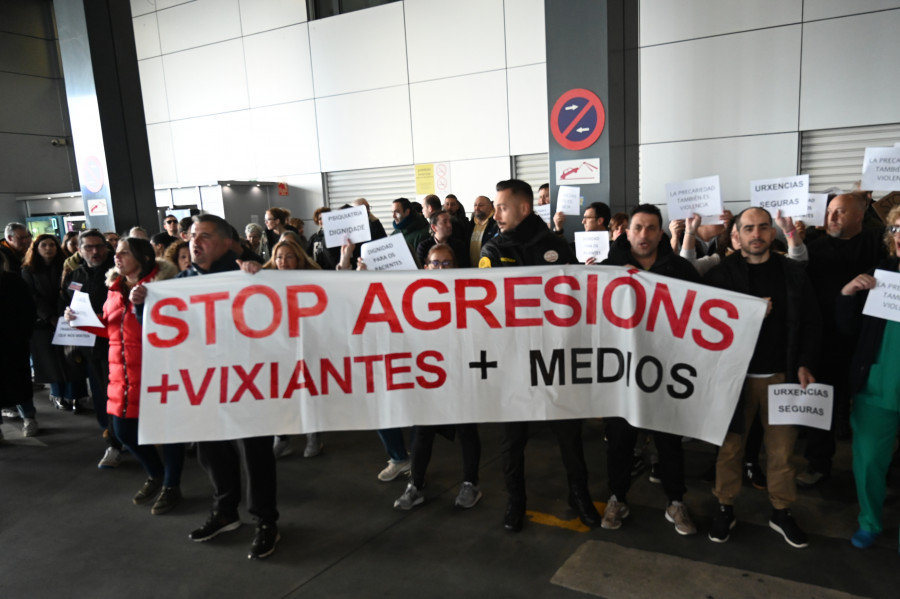 El enfermero agredido en el hospital de A Coruña sigue ingresado pero evoluciona favorablemente