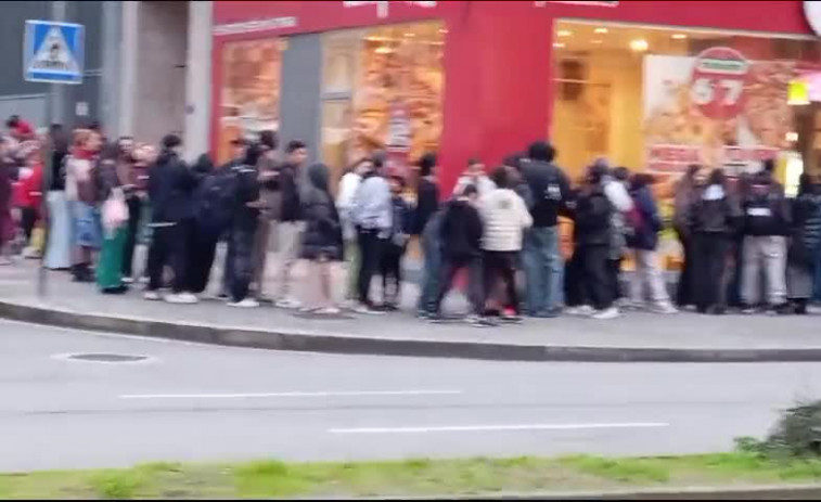 Vioño, en A Coruña, vive la locura de las pizzas gratis