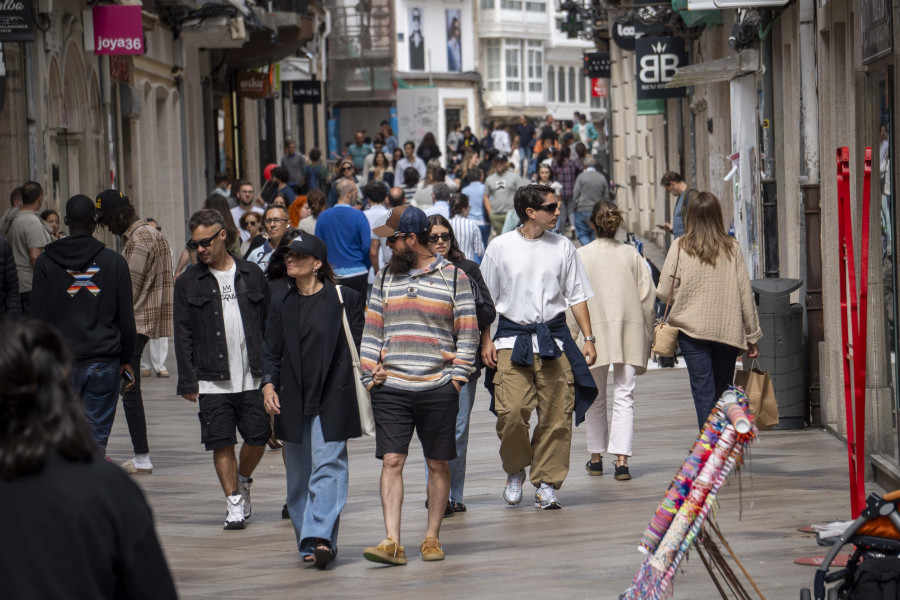 El avance de las obras de San Andrés también favorece a la calle Real de A Coruña: “Pasamos de 80 a 101 socios”