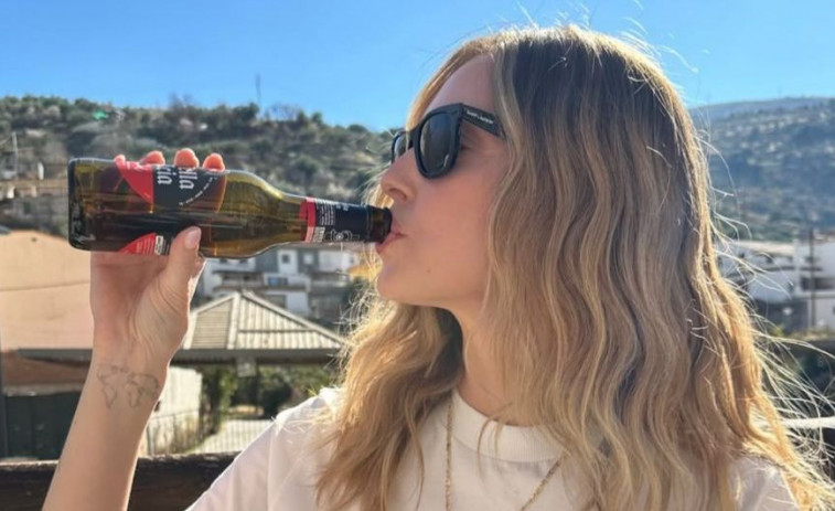 Chiara Ferragni disfruta de Estrella Galicia en su visita a España