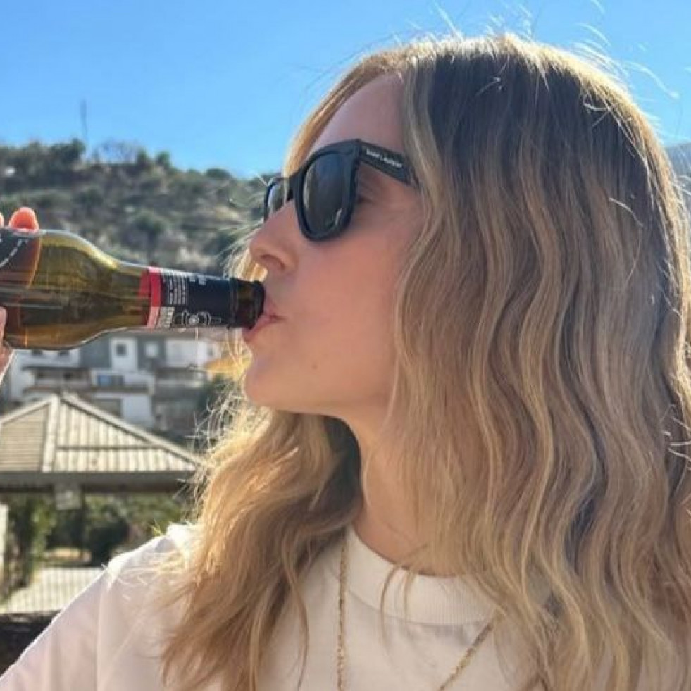 Chiara Ferragni disfruta de Estrella Galicia en su visita a España