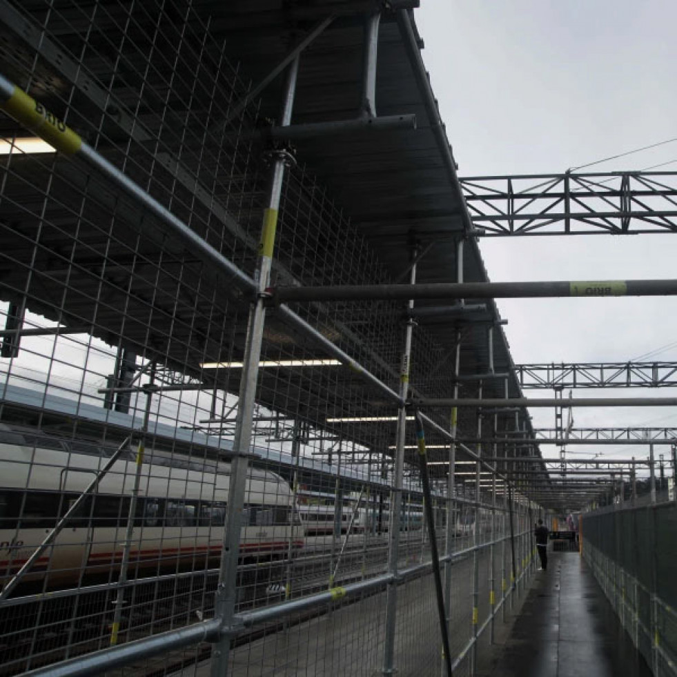 Del tren al coche, como de Uxes a Coruña