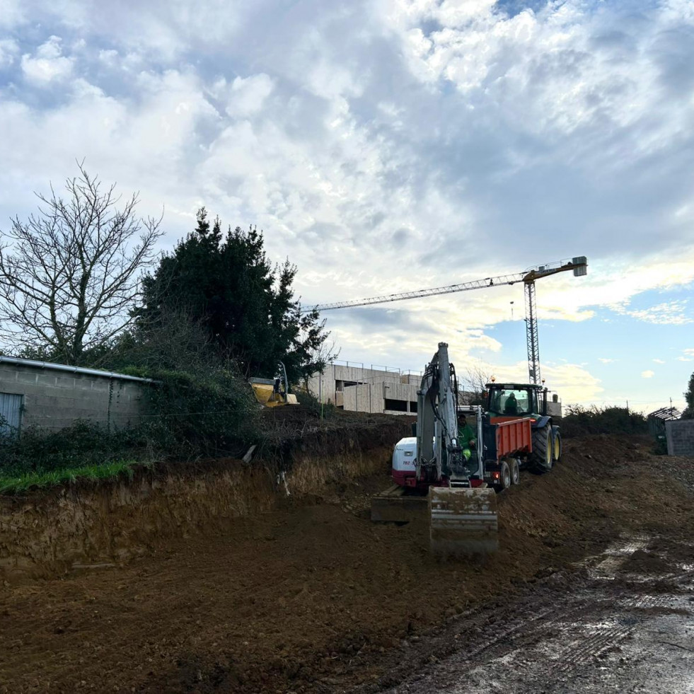 Abegondo inicia las obras de construcción de los accesos al futuro centro de salud