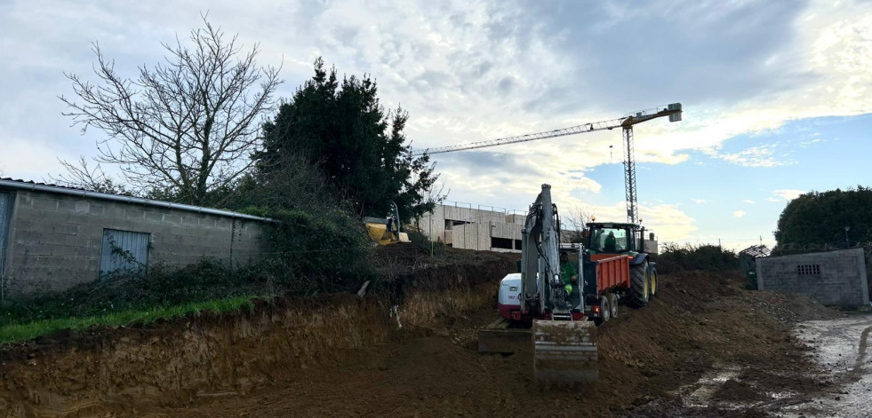 Abegondo inicia las obras de construcción de los accesos al futuro centro de salud