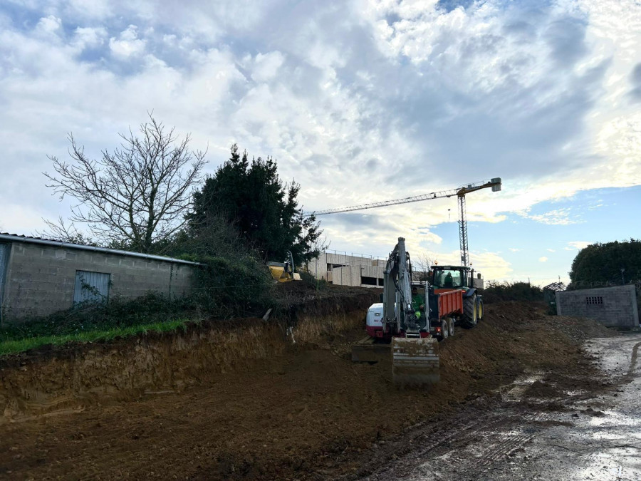 Abegondo inicia las obras de construcción de los accesos al futuro centro de salud