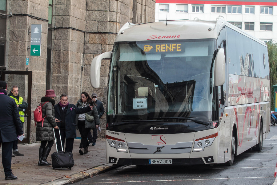 Renfe modificará el 22 y 23 de febrero el servicio de cinco trayectos con origen o destino A Coruña