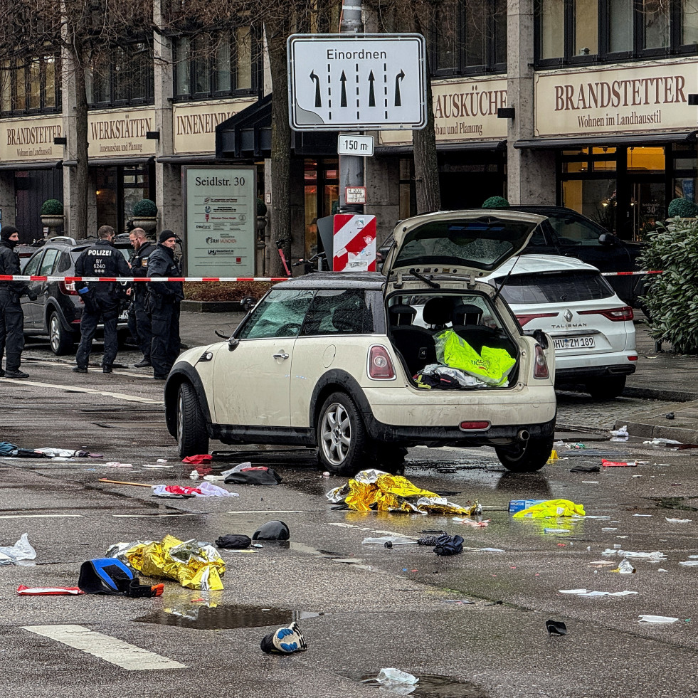 Al menos 20 heridos en el atropello de un automóvil en el centro Múnich