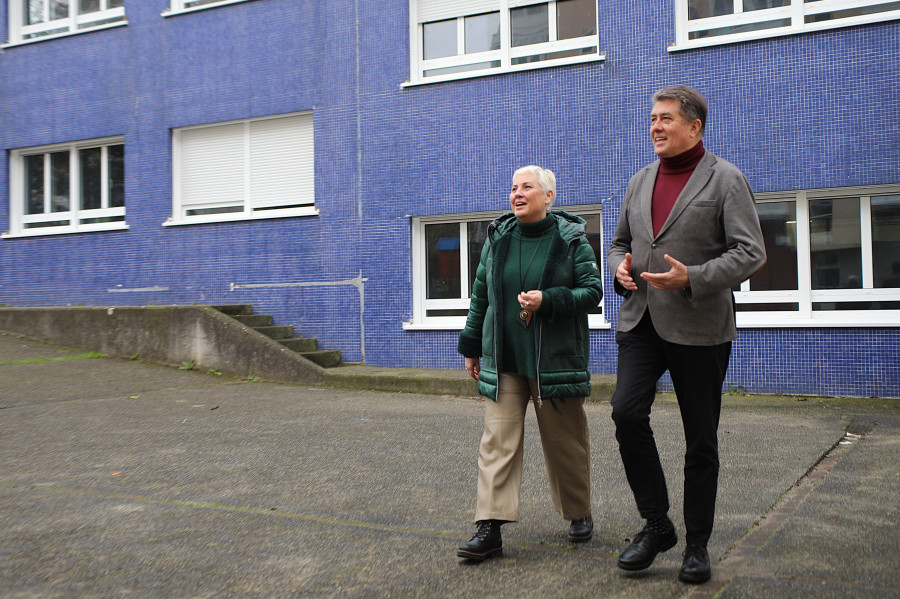 Finalizan las obras de mejora energética del edificio de actividades extraescolares del CEIP Emilia Pardo Bazán