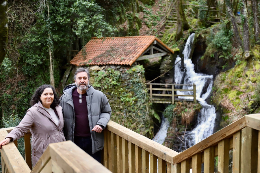 Belén do Campo destaca la inversión de 30.000€ en la mejora de la ruta del Batán de Mezonzo en Vilasantar