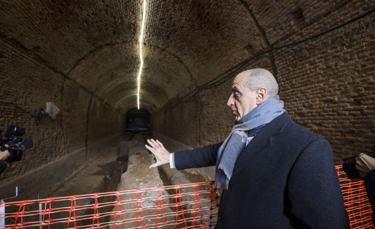 Inician la rehabilitación del túnel de José Bonaparte en el Palacio Real