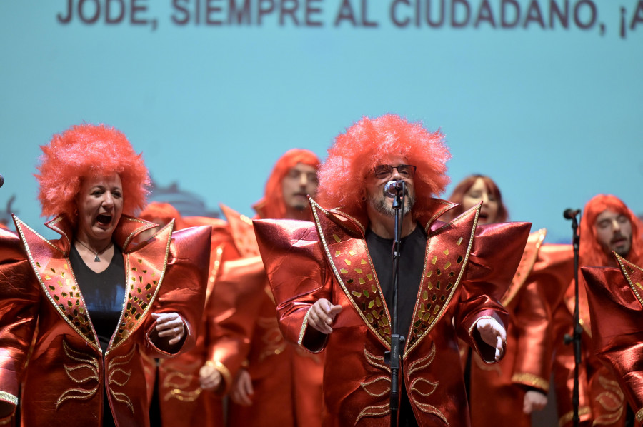 El ‘ligoteo salvaje’ de Malandros encandila entre las comparsas de A Coruña