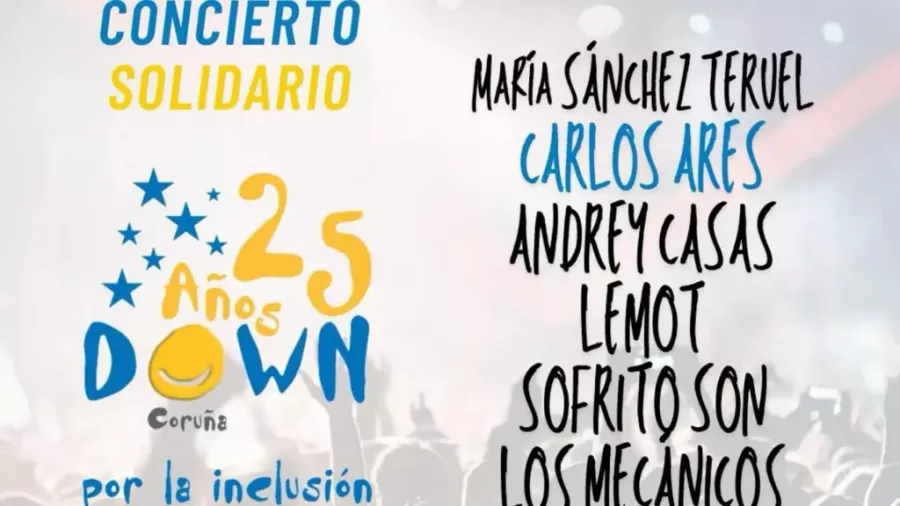 Down Coruña celebra su 25 aniversario con un concierto solidario en A Coruña