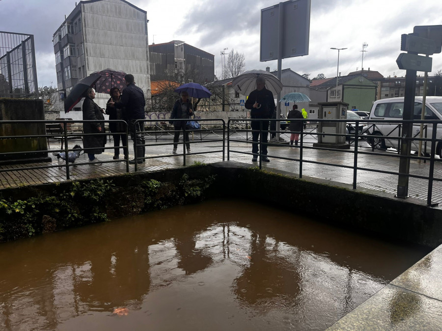 Sada activa el riesgo de inundación en A Lagoa, As Brañas y Cantalarrana