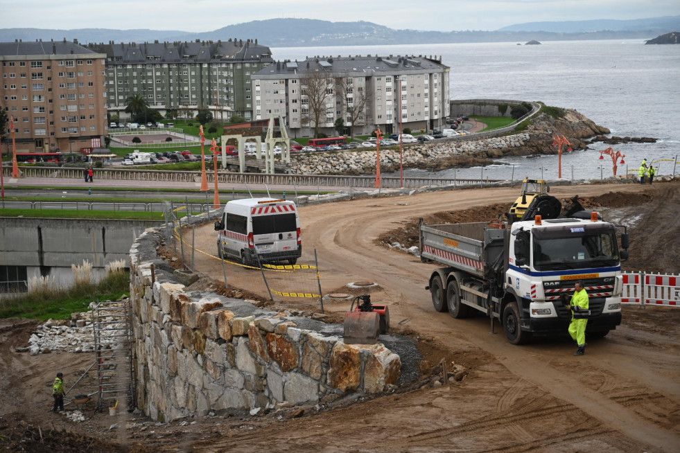 Obras en San Amaro  pedro puig