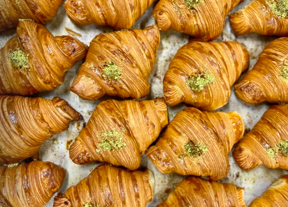 Croissant de pistacho de Habaziro 