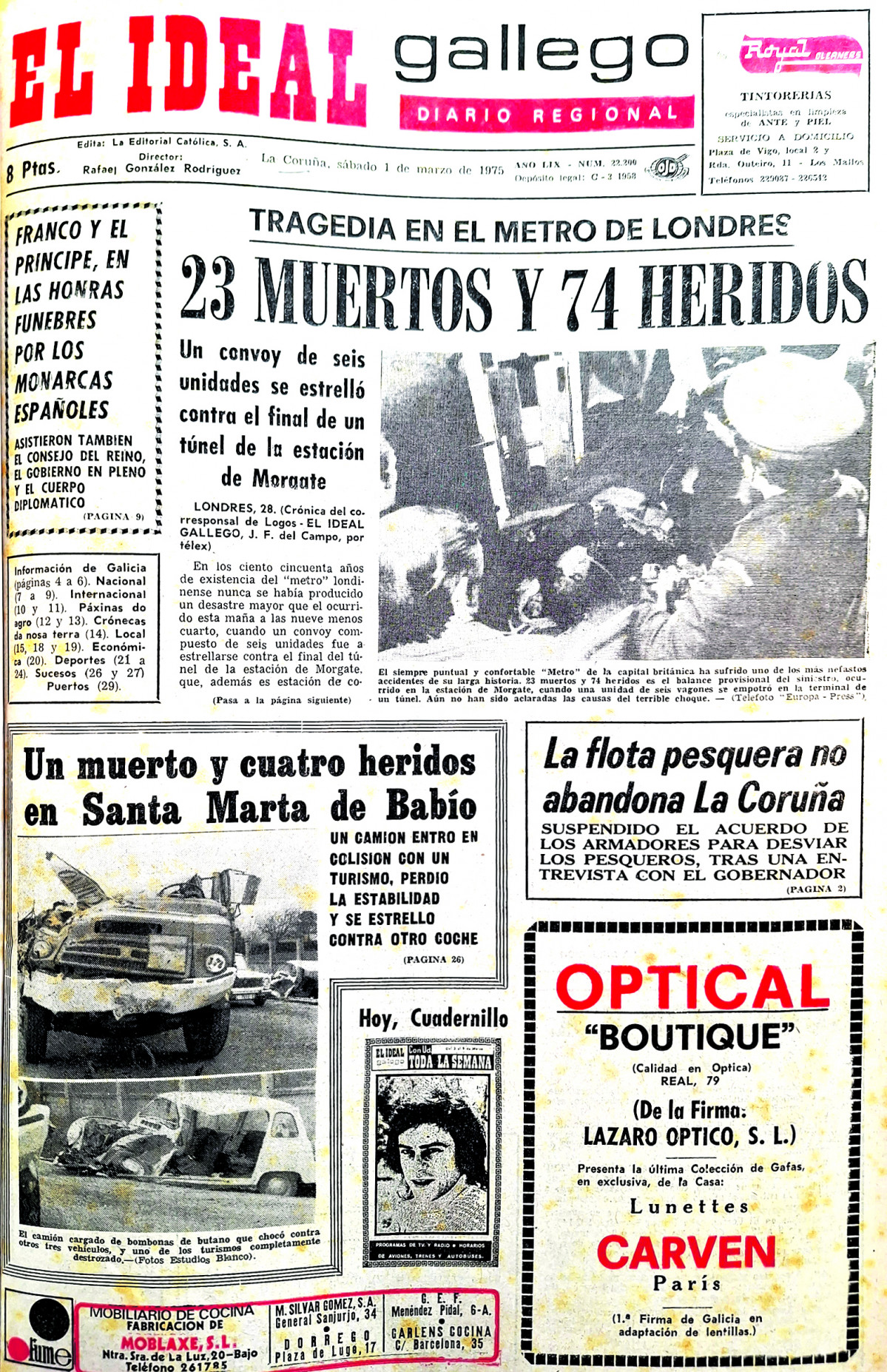 Portada 01 marzo 1975