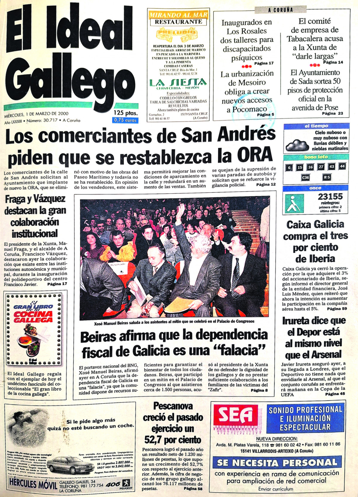 Portada 01 marzo 2000