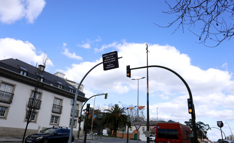 A Coruña pone en marcha sus carteles de Zona de Bajas Emisiones